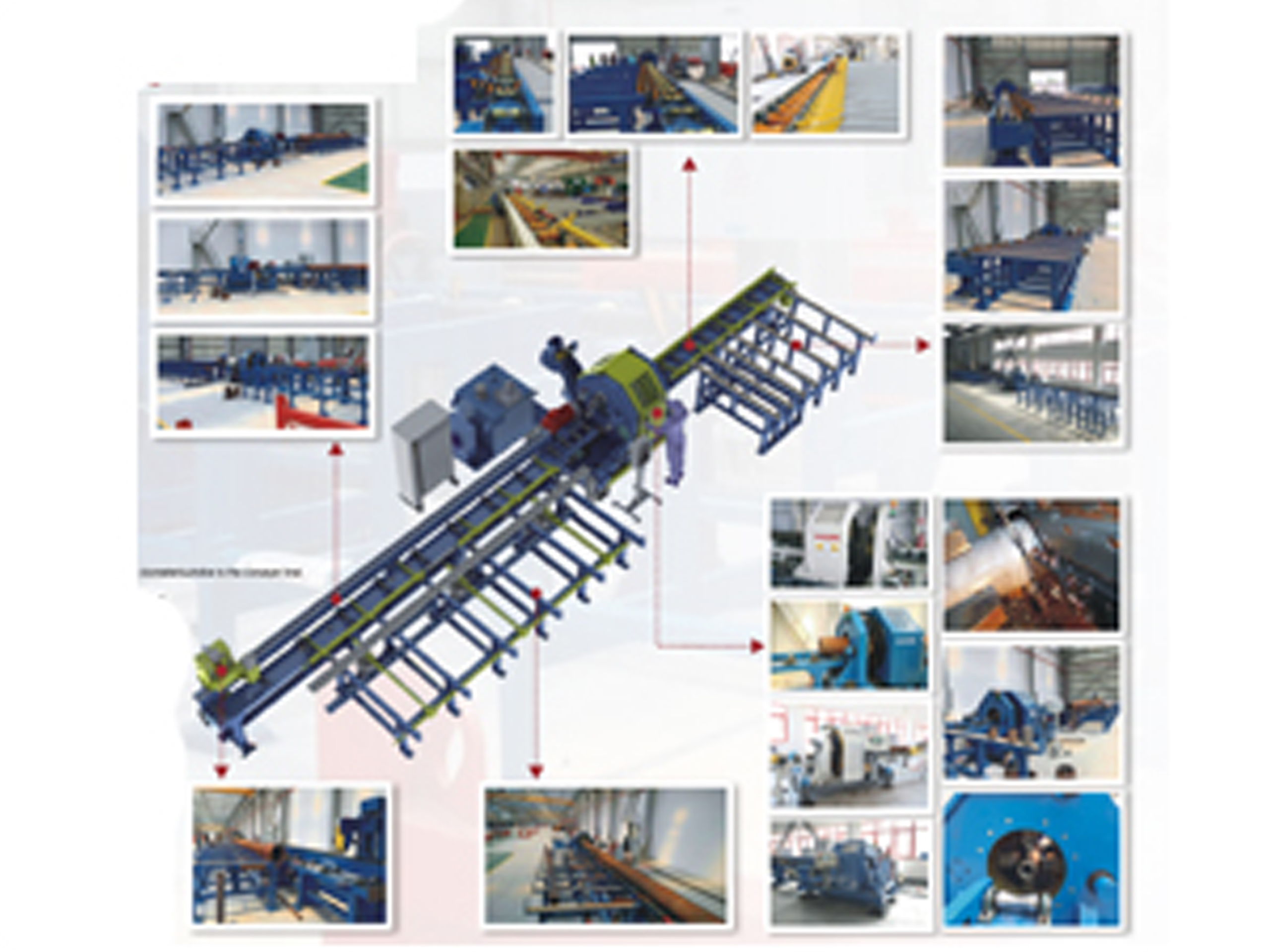 Integrated-Cutting -Bevelling-Machine-Pipe-Prefabrication-Line